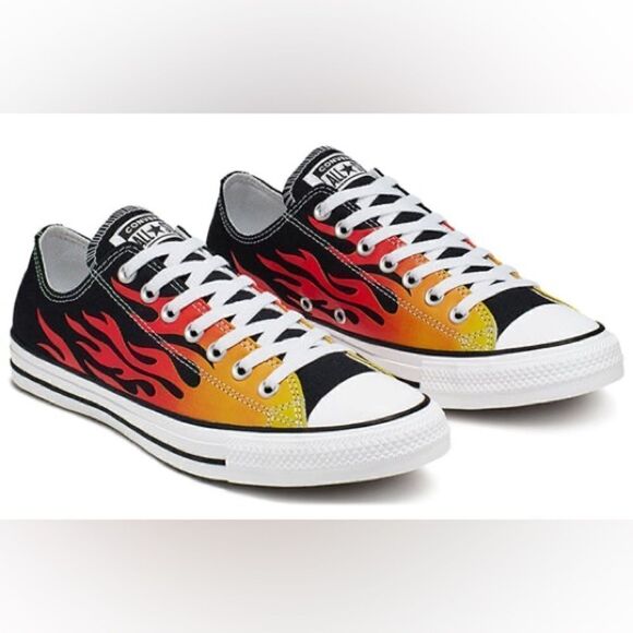 Rare Converse Chuck Taylor All Star Low 'Flame' Rare Unisex - Picture 1 of 15